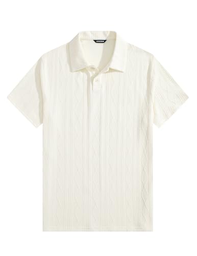 Polo Uomo a Maniche Corte in Maglia Lavorata