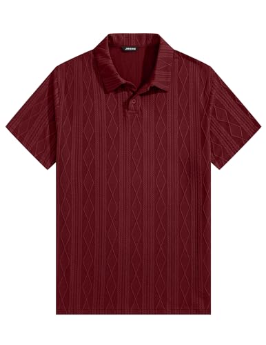Polo Uomo a Maniche Corte in Maglia Lavorata