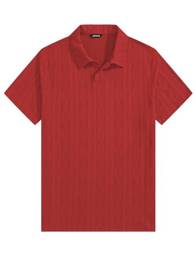 Polo Uomo a Maniche Corte in Maglia Lavorata
