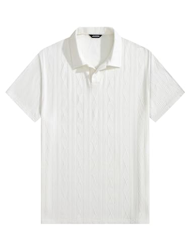 Polo Uomo a Maniche Corte in Maglia Lavorata