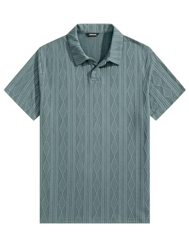 Polo Uomo a Maniche Corte in Maglia Lavorata