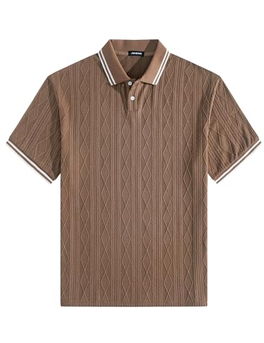Polo Uomo a Maniche Corte in Maglia Lavorata