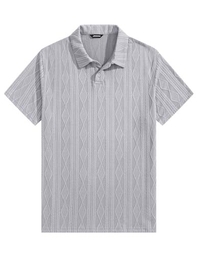 Polo Uomo a Maniche Corte in Maglia Lavorata