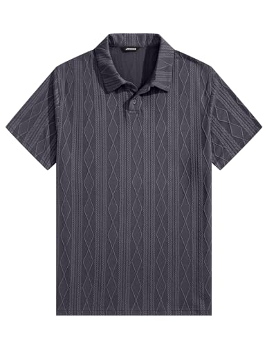 Polo Uomo a Maniche Corte in Maglia Lavorata