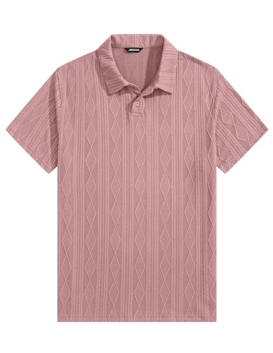 Polo Uomo a Maniche Corte in Maglia Lavorata