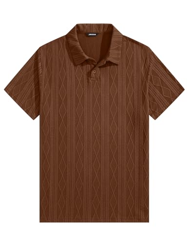 Polo Uomo a Maniche Corte in Maglia Lavorata