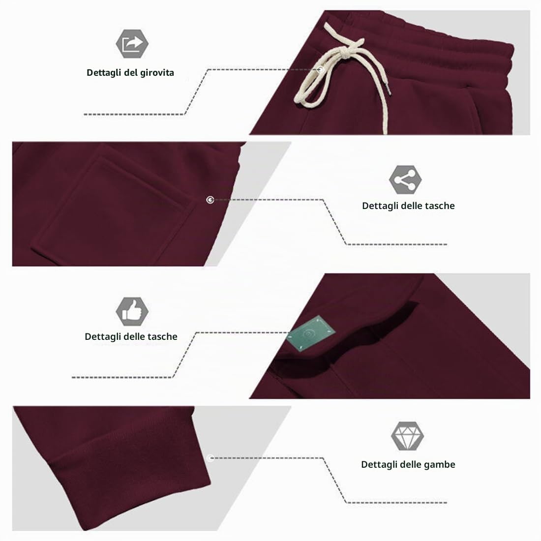 Pantaloni Cargo Uomo