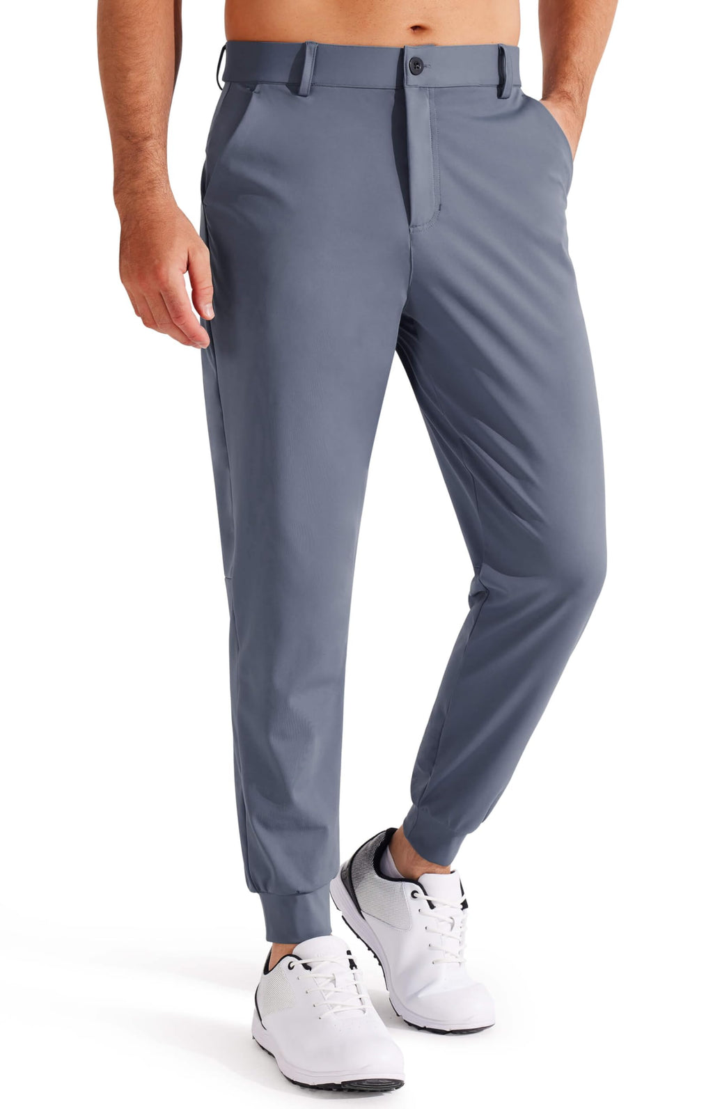 Pantaloni da Golf da Uomo Elasticizzati Slim Fit