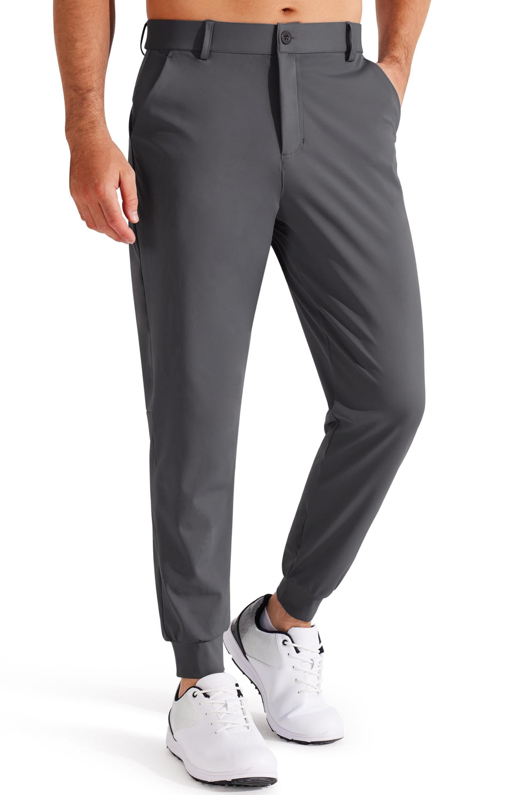 Pantaloni da Golf da Uomo Elasticizzati Slim Fit