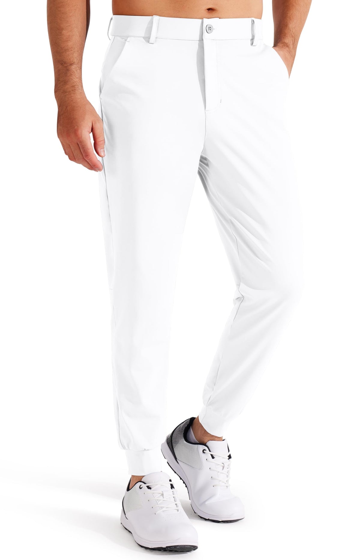 Pantaloni da Golf da Uomo Elasticizzati Slim Fit