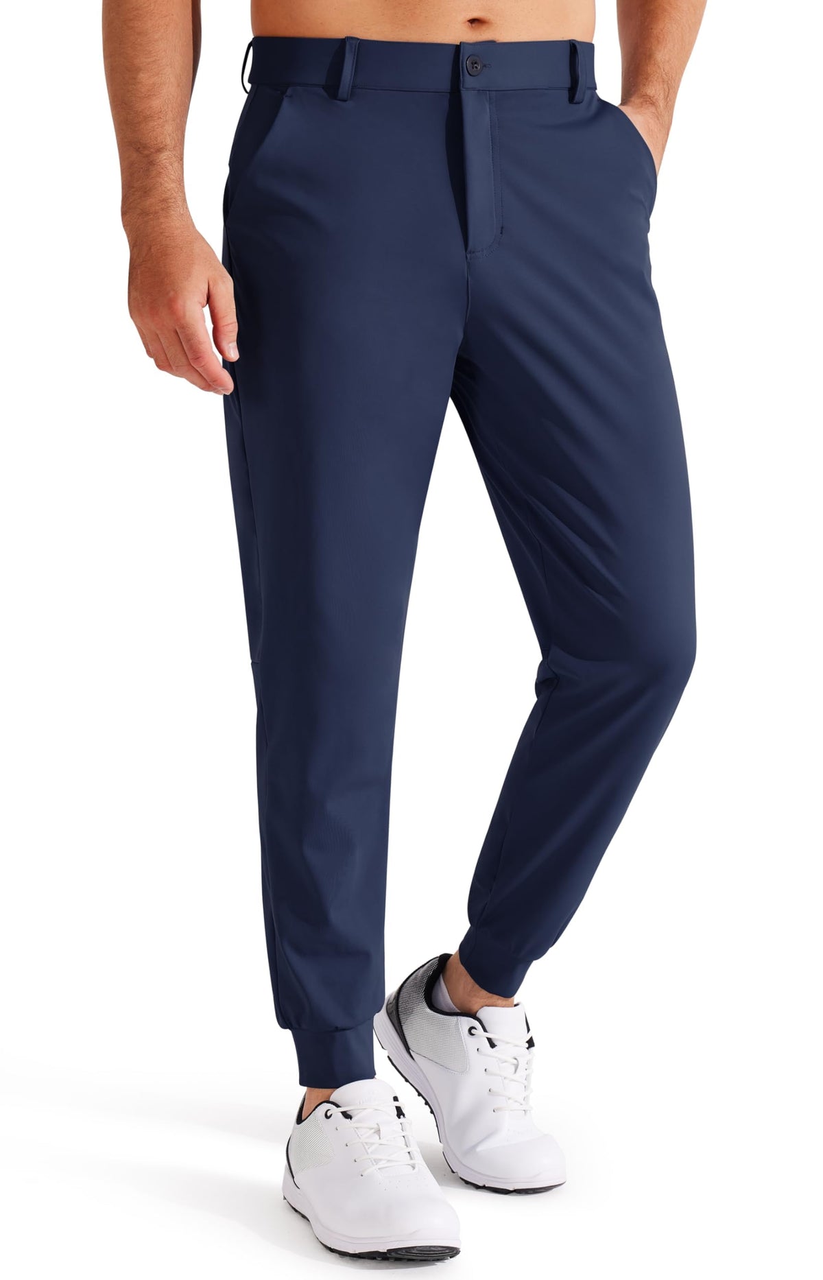 Pantaloni da Golf da Uomo Elasticizzati Slim Fit