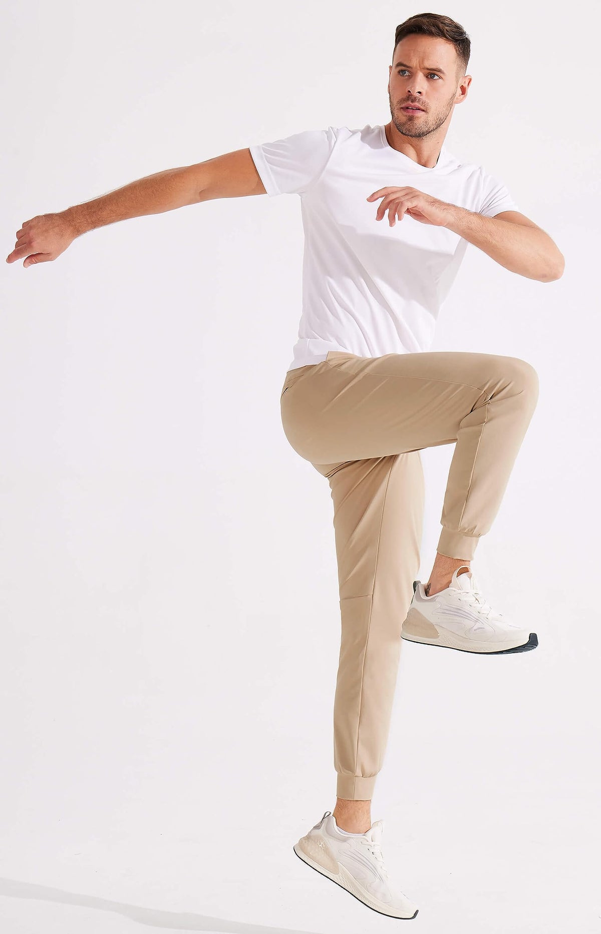 Pantaloni da Golf da Uomo Elasticizzati Slim Fit