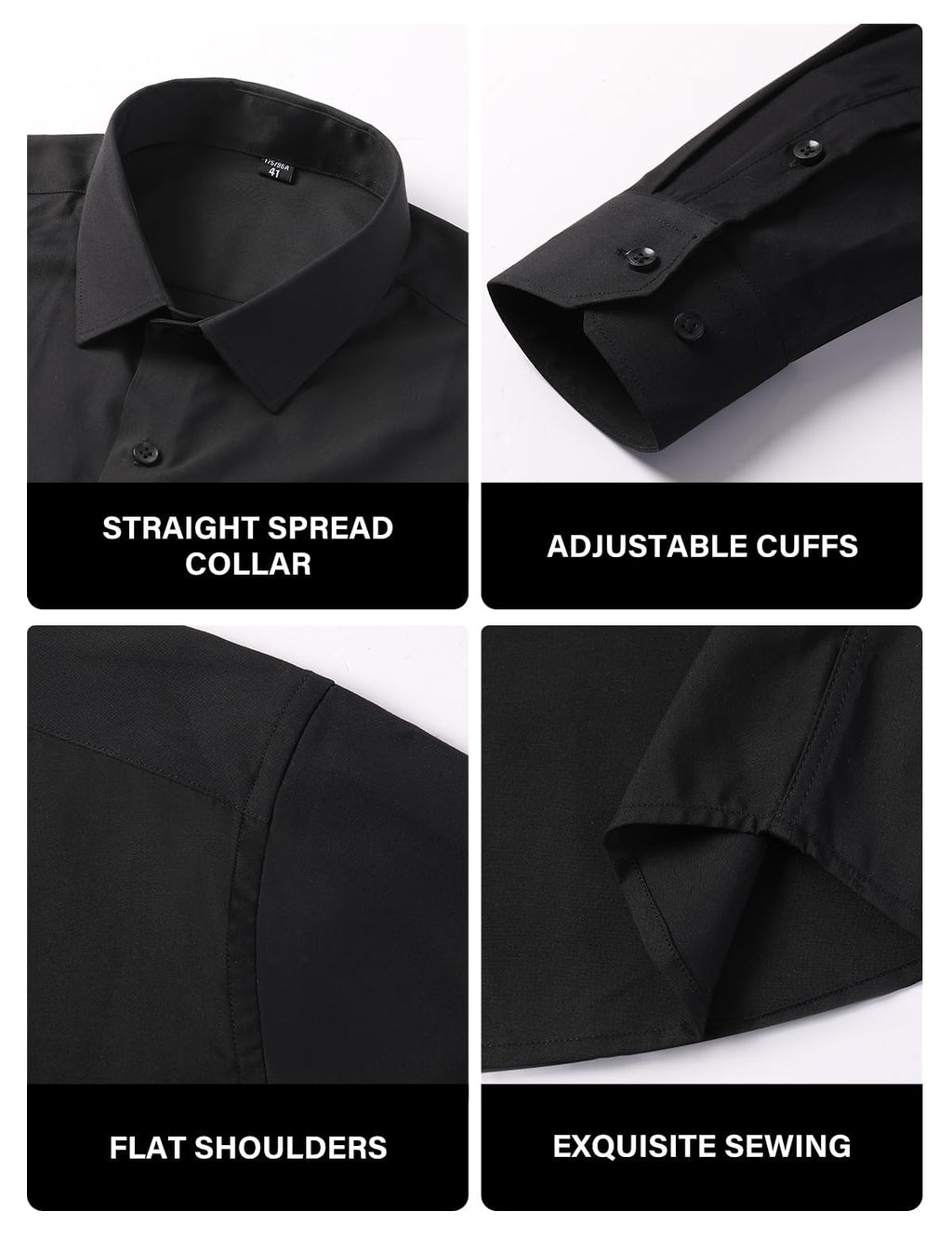 Camicia uomo manica lunga idrorepellente e antimacchia