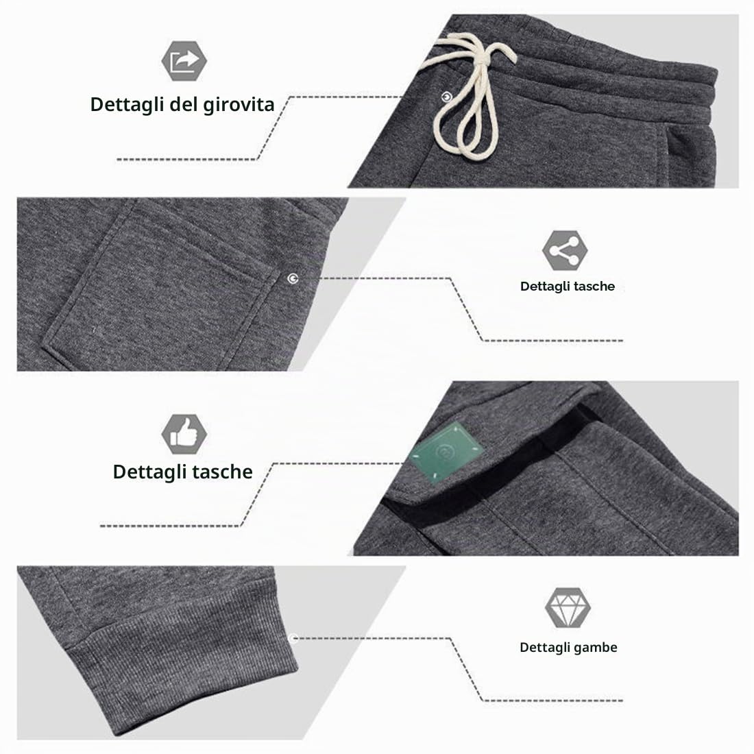 Pantaloni Cargo Uomo