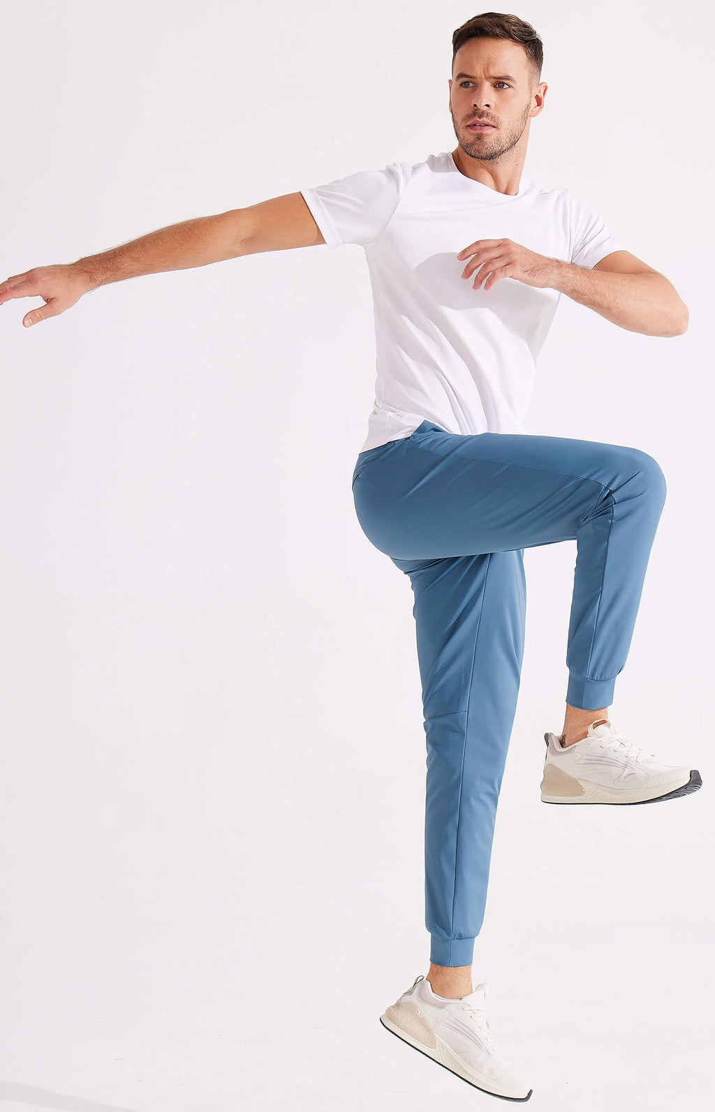 Pantaloni da Golf da Uomo Elasticizzati Slim Fit