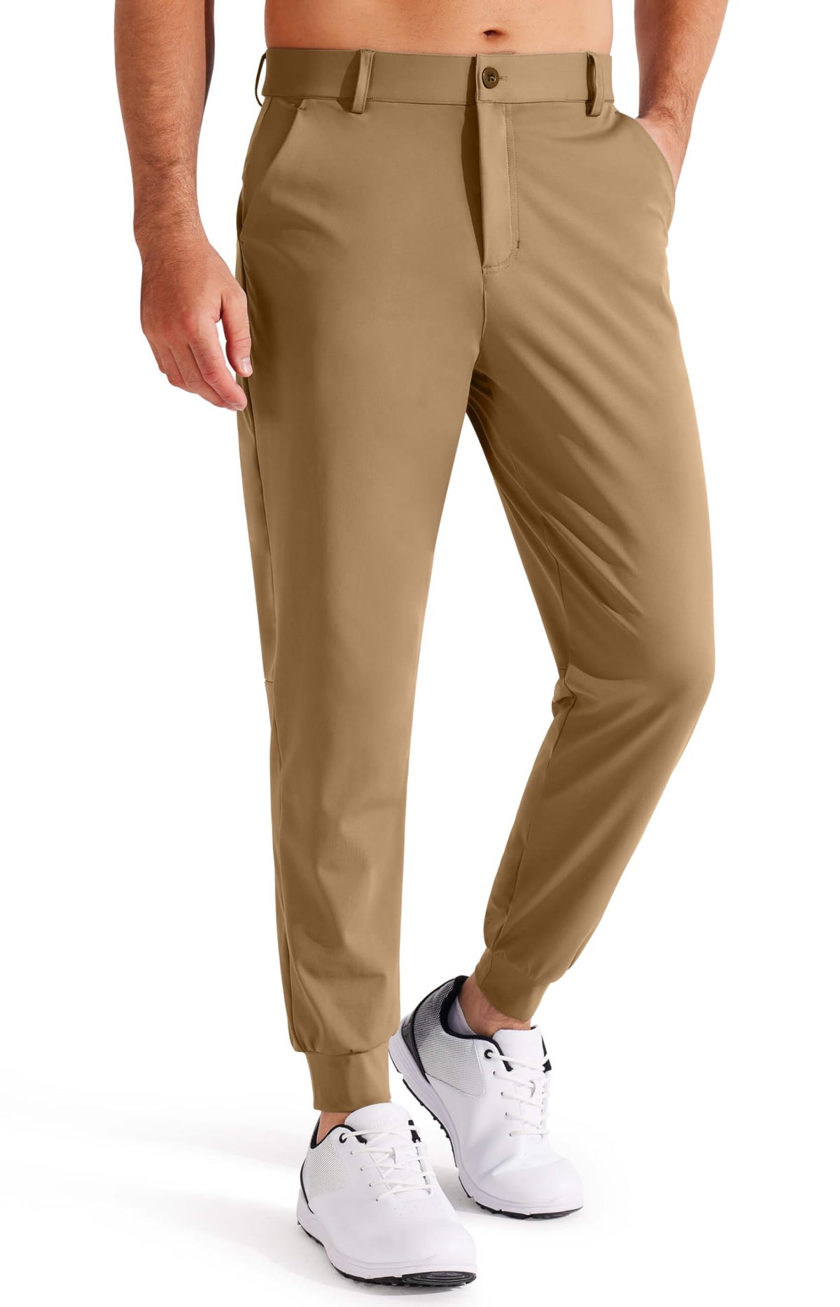 Pantaloni da Golf da Uomo Elasticizzati Slim Fit