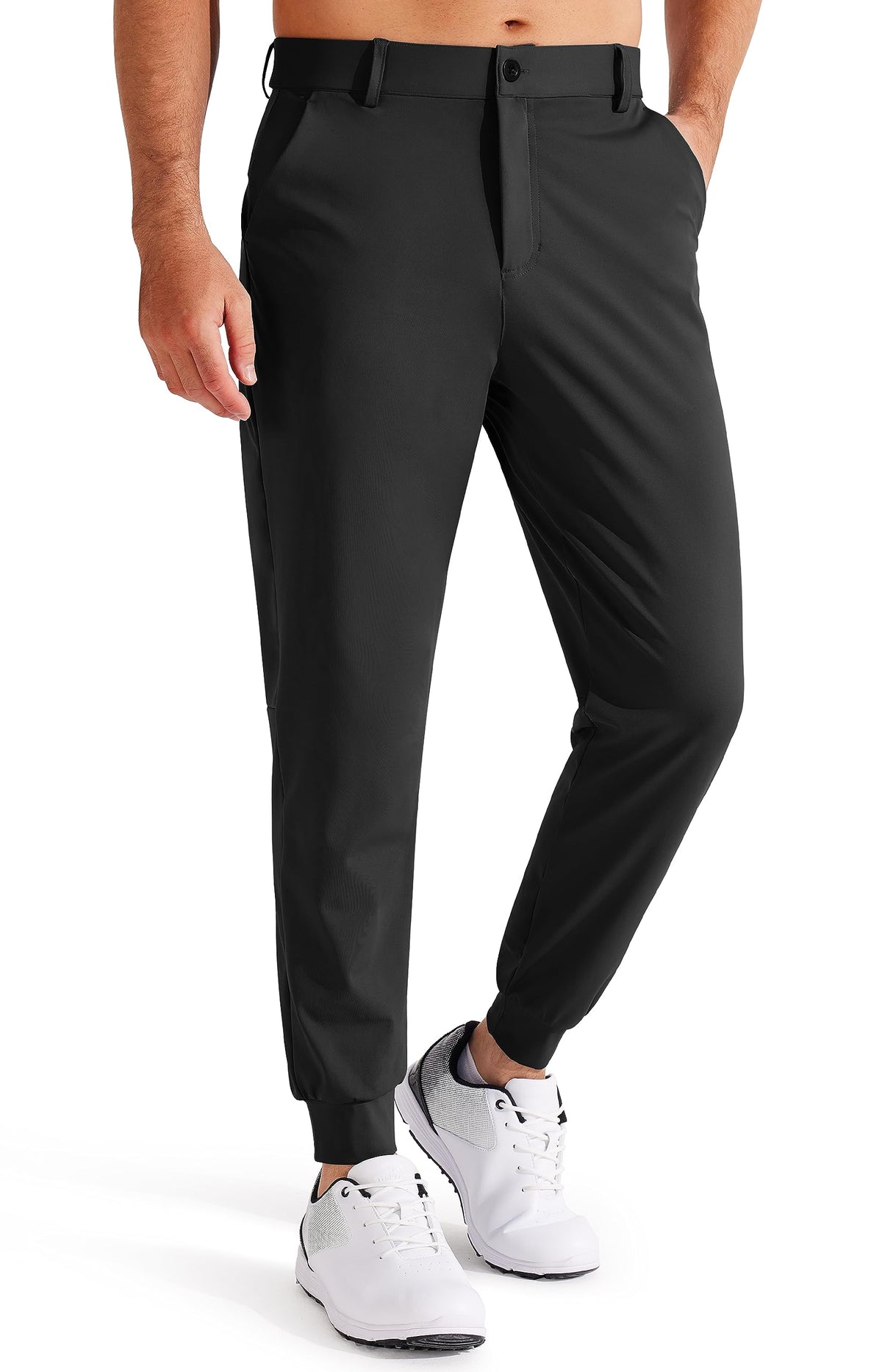 Pantaloni da Golf da Uomo Elasticizzati Slim Fit