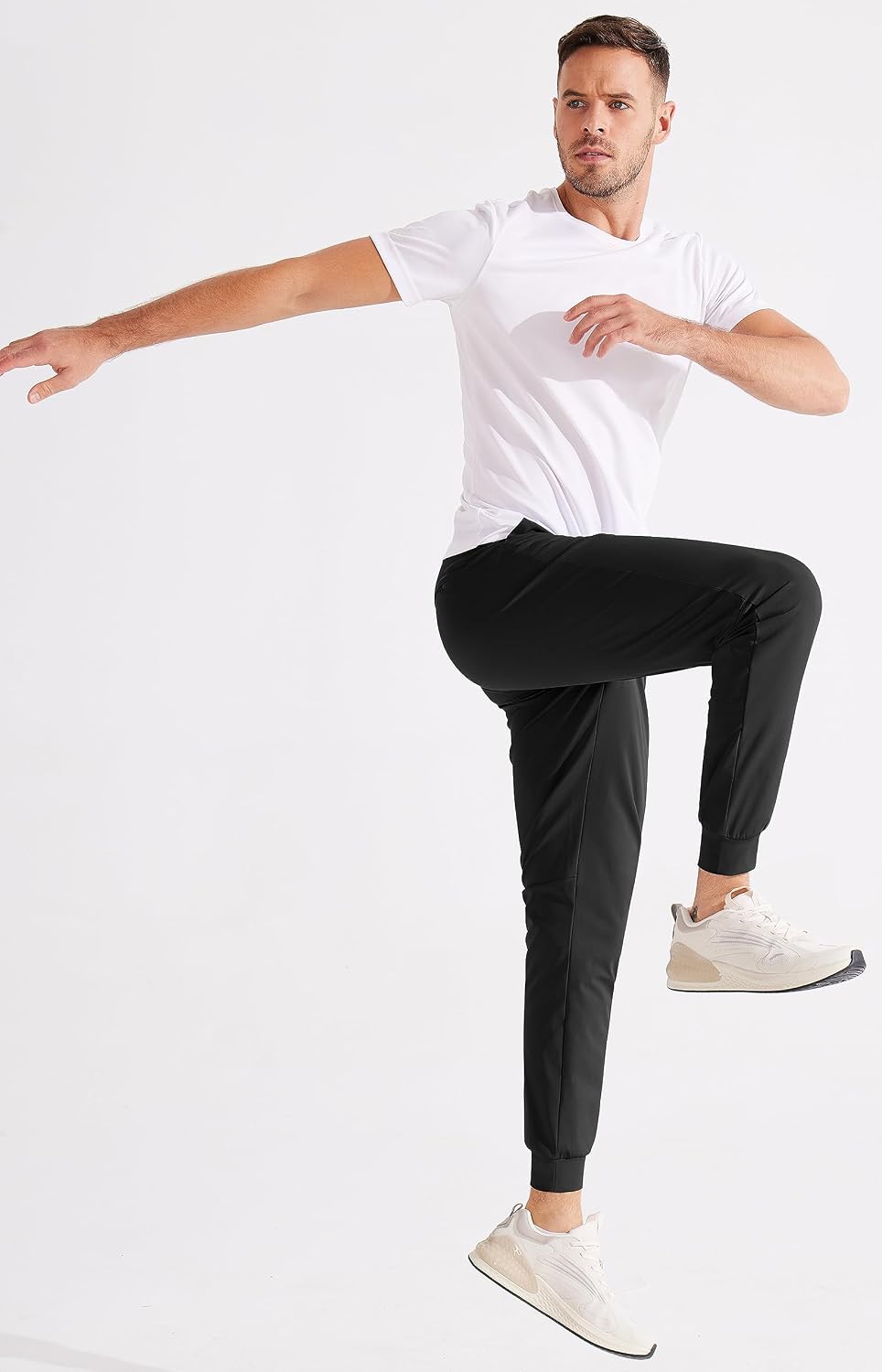 Pantaloni da Golf da Uomo Elasticizzati Slim Fit