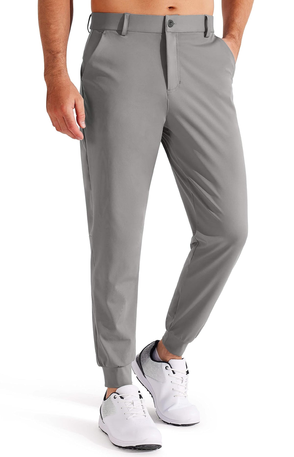 Pantaloni da Golf da Uomo Elasticizzati Slim Fit