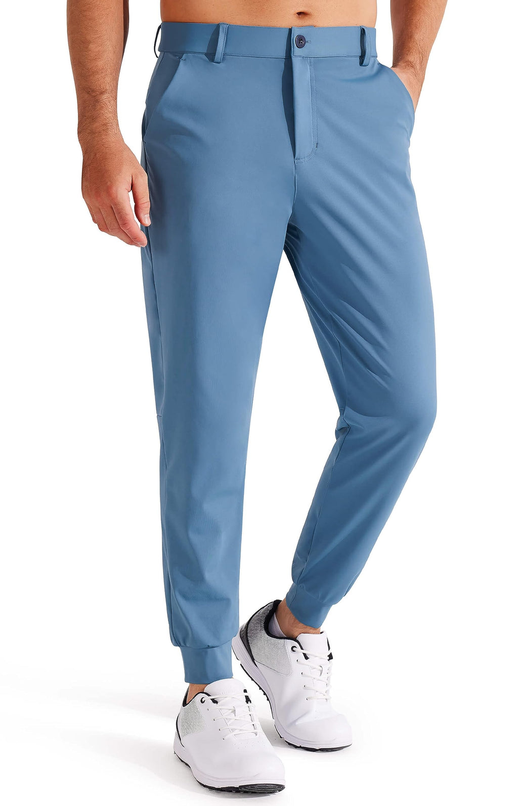 Pantaloni da Golf da Uomo Elasticizzati Slim Fit