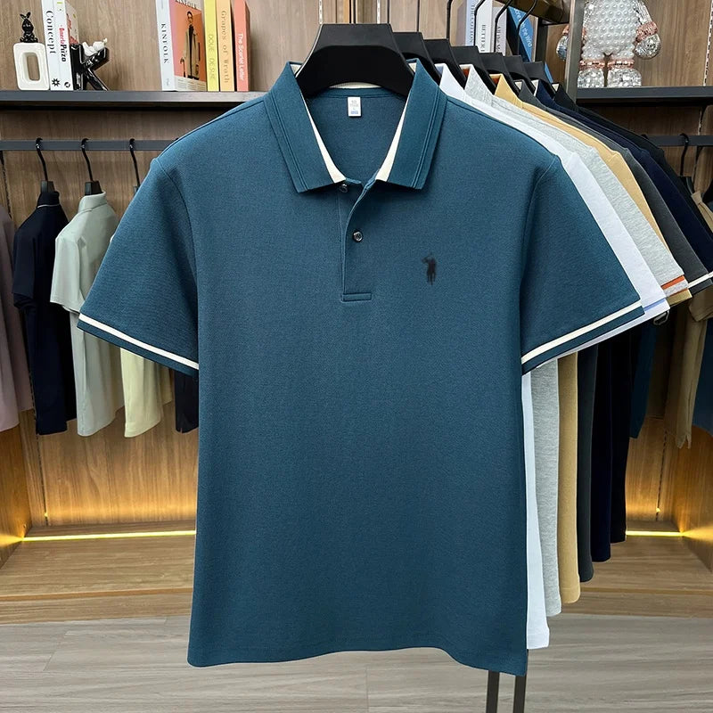 Polo uomo casual in cotone