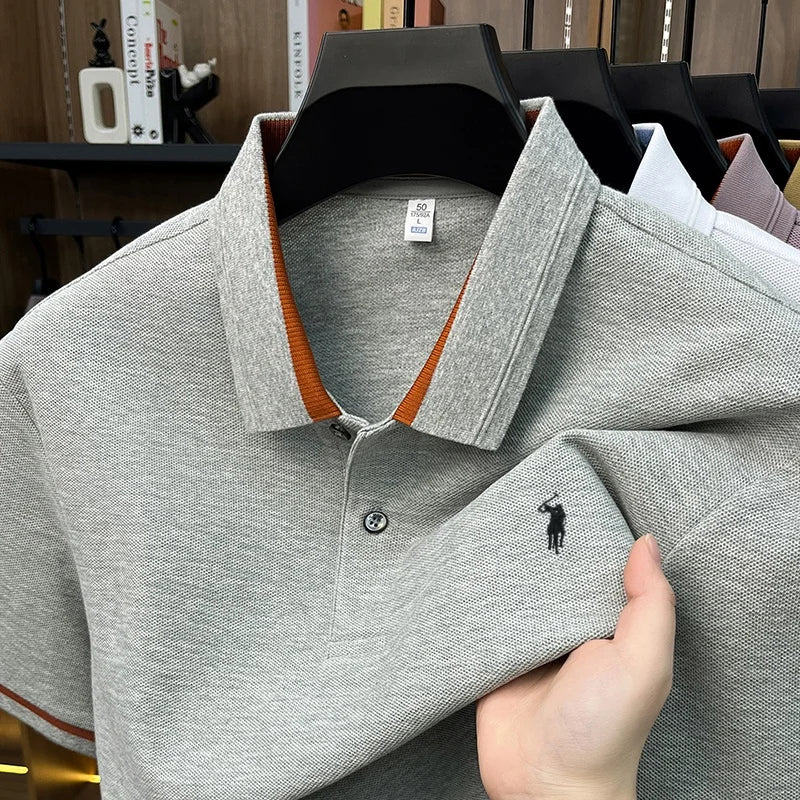 Polo uomo casual in cotone