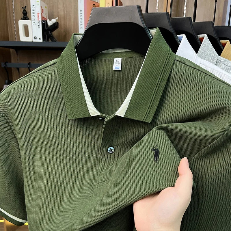 Polo uomo casual in cotone