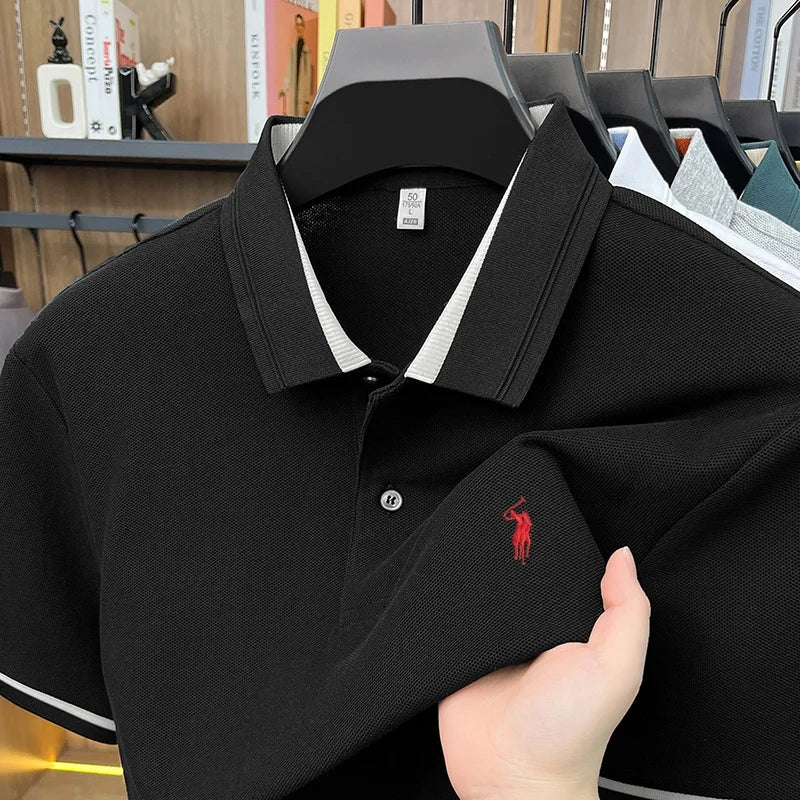 Polo uomo casual in cotone