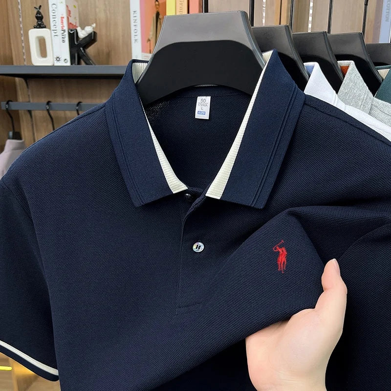 Polo uomo casual in cotone
