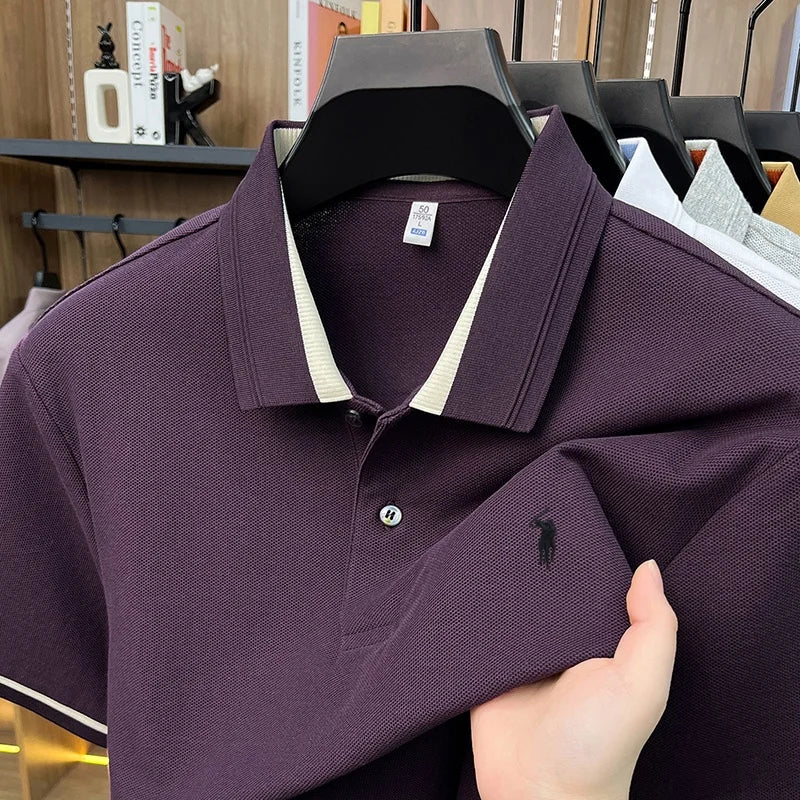 Polo uomo casual in cotone