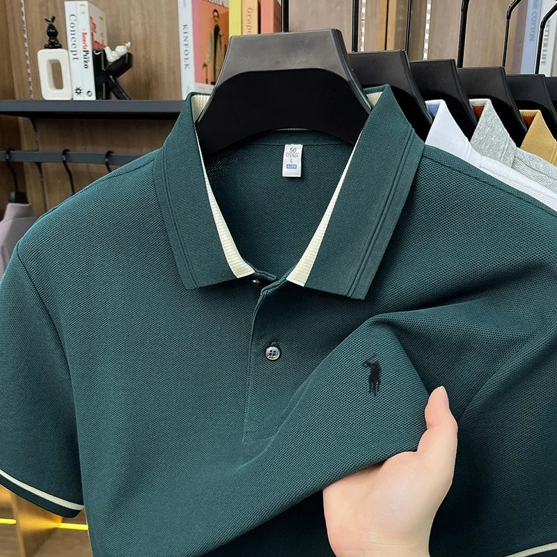 Polo uomo casual in cotone