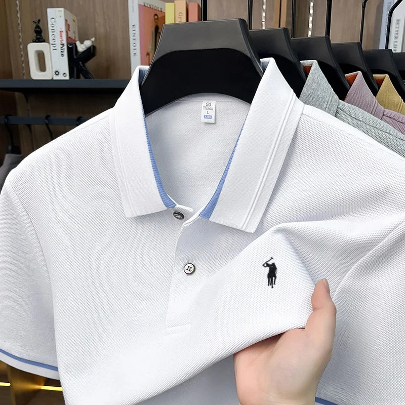 Polo uomo casual in cotone