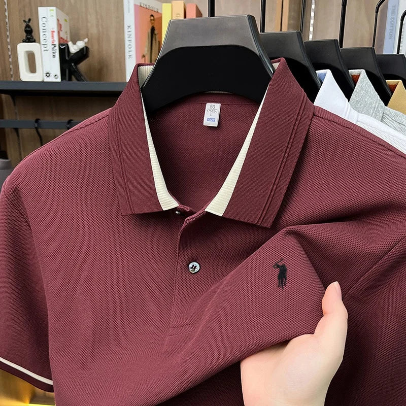Polo uomo casual in cotone